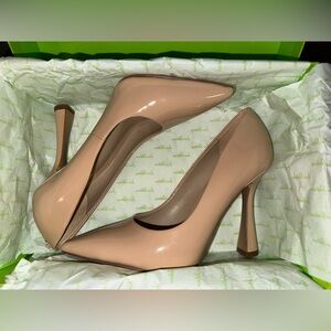 Sam Edelman Nude Patent Heels